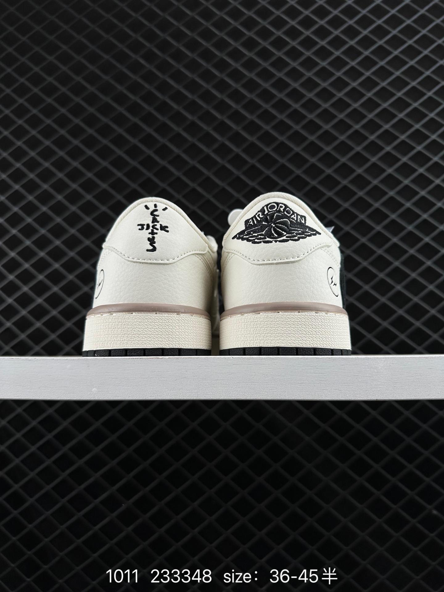 fragment design x Travis Scott x Nike Air Jordan 1 Low OG SP”Black/Green Toe“